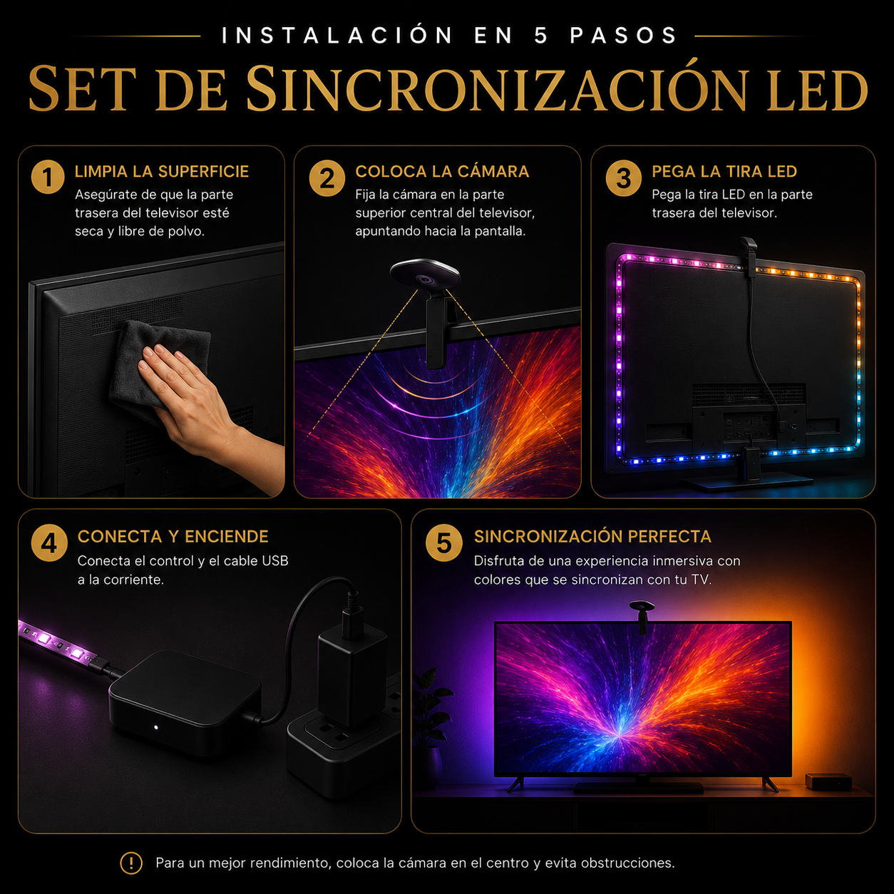 Spettacolo - Tira LED de sincronización TV