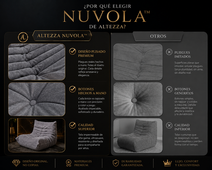 Nuvola - Puff para adultos teddy