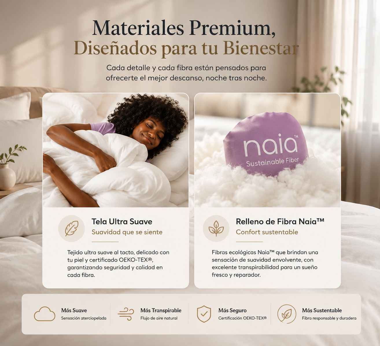 Edredón MyCloud + Almohada cervical inteligente de regalo