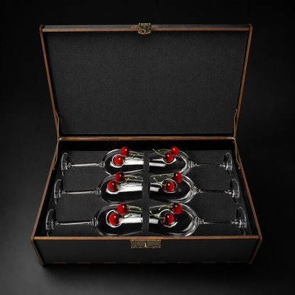 Set de copas finas - Edicion Ciliegia