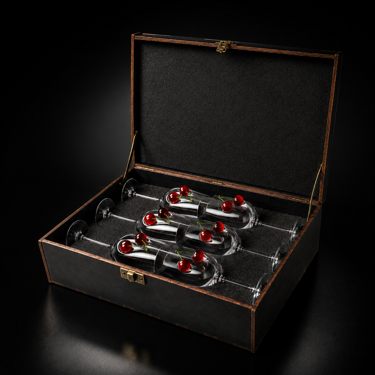 Set de copas finas - Edicion Ciliegia