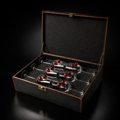 Set de copas finas - Edicion Ciliegia