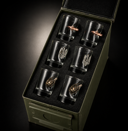 Set de whisky vittoriano + black label de regalo