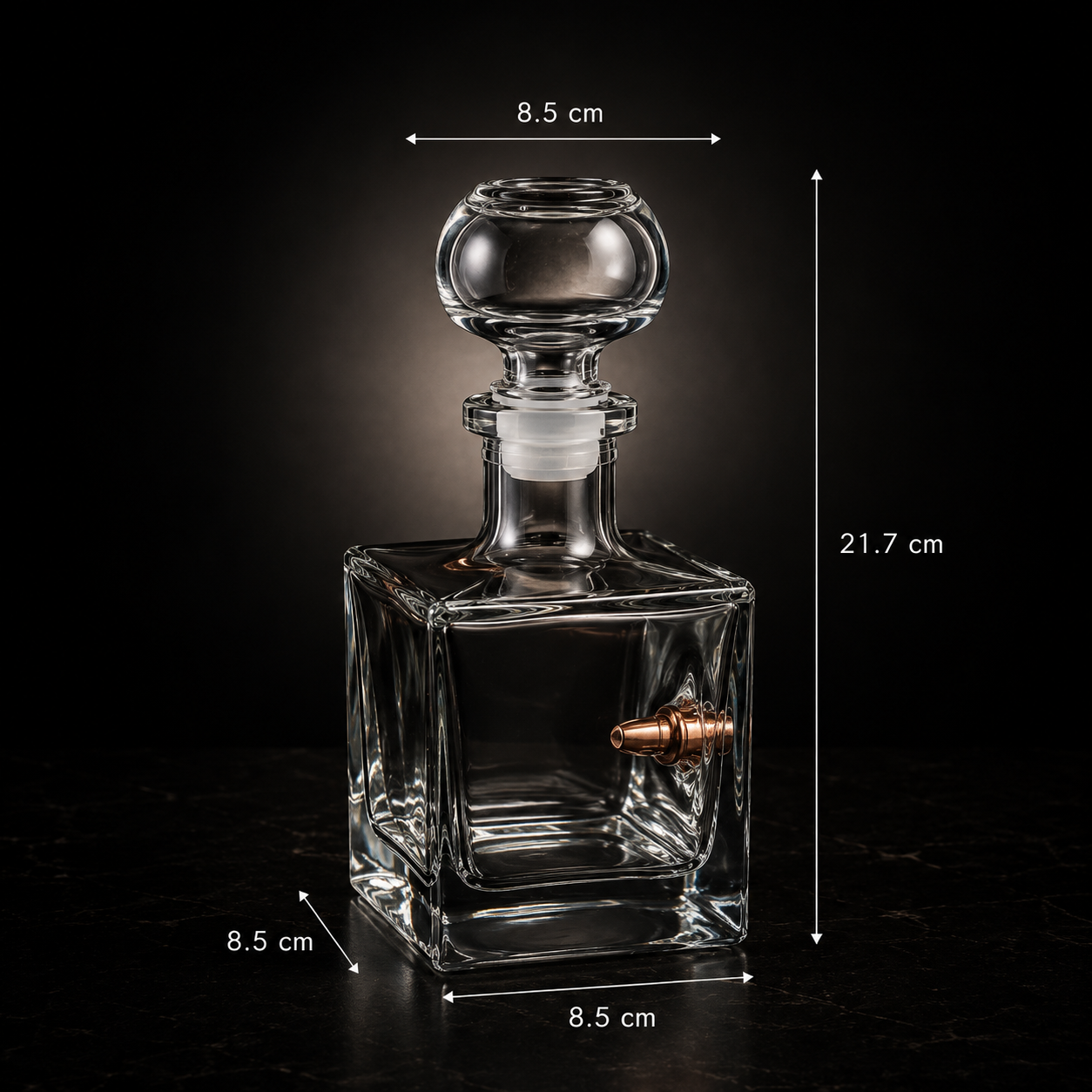 Set de whisky vittoriano + black label de regalo