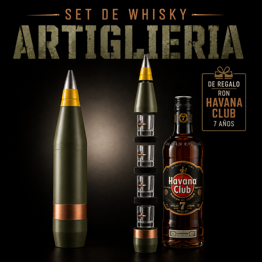 Set artiglieria edicion proyectil + Havana Club de regalo
