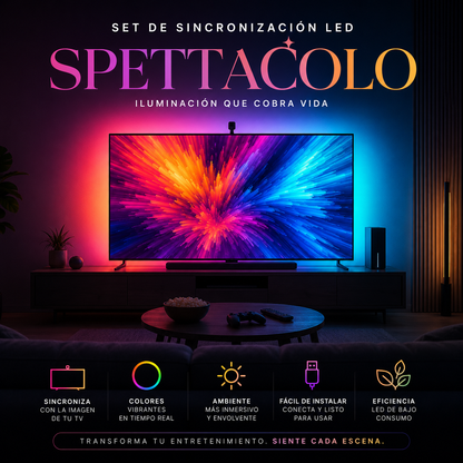 Spettacolo - Tira LED de sincronización TV