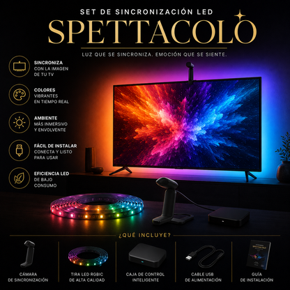 Spettacolo - Tira LED de sincronización TV